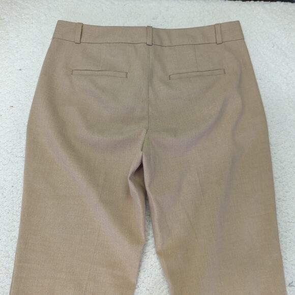 Banana Republic Ryan Straight Trouser Dress Pants Khaki Stretch 876860 Women's 4 - Picture 5 of 9